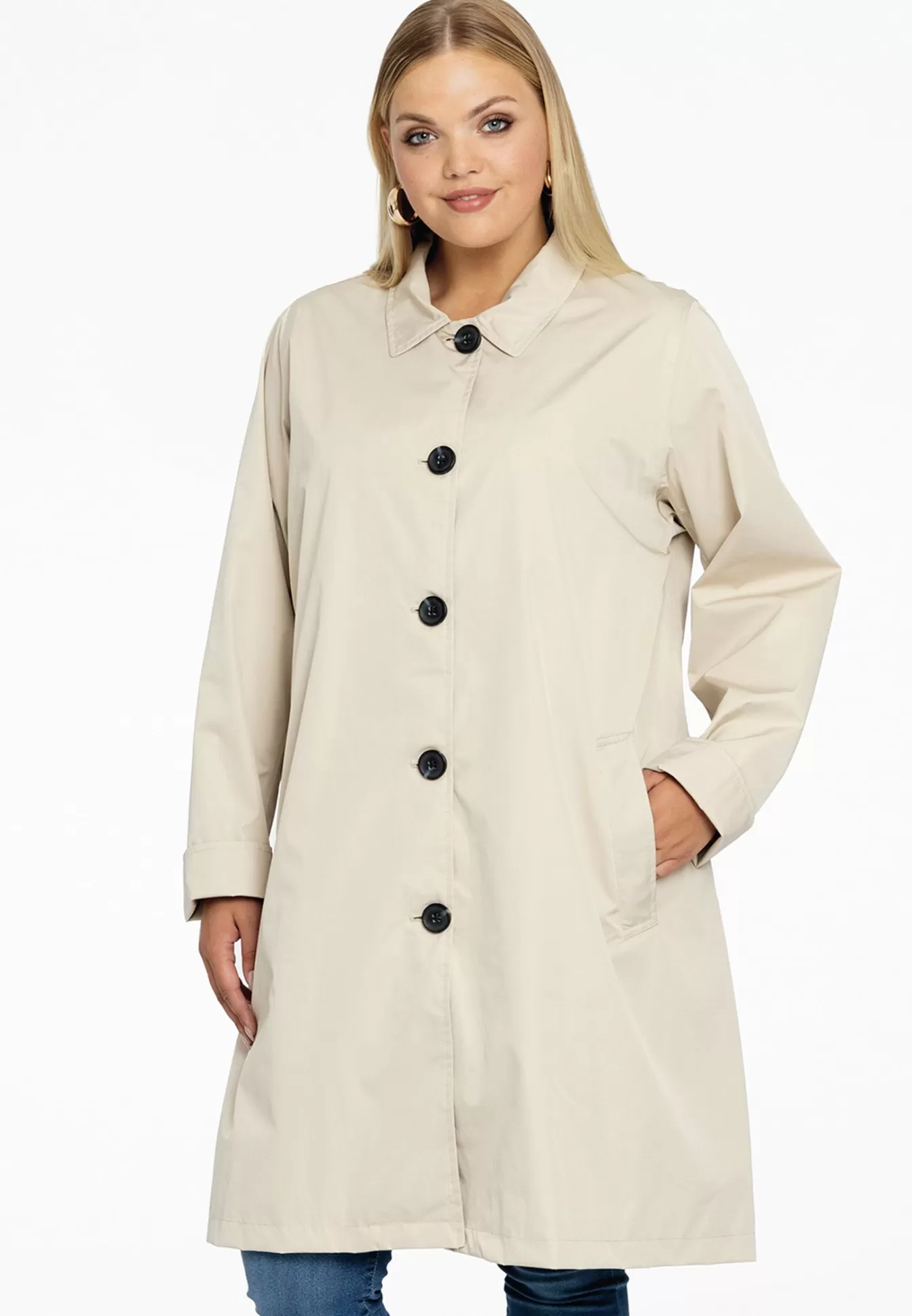 Découvrez l'imperméable classique YOEK - Marron foncé, essentiel pour toutes les saisons