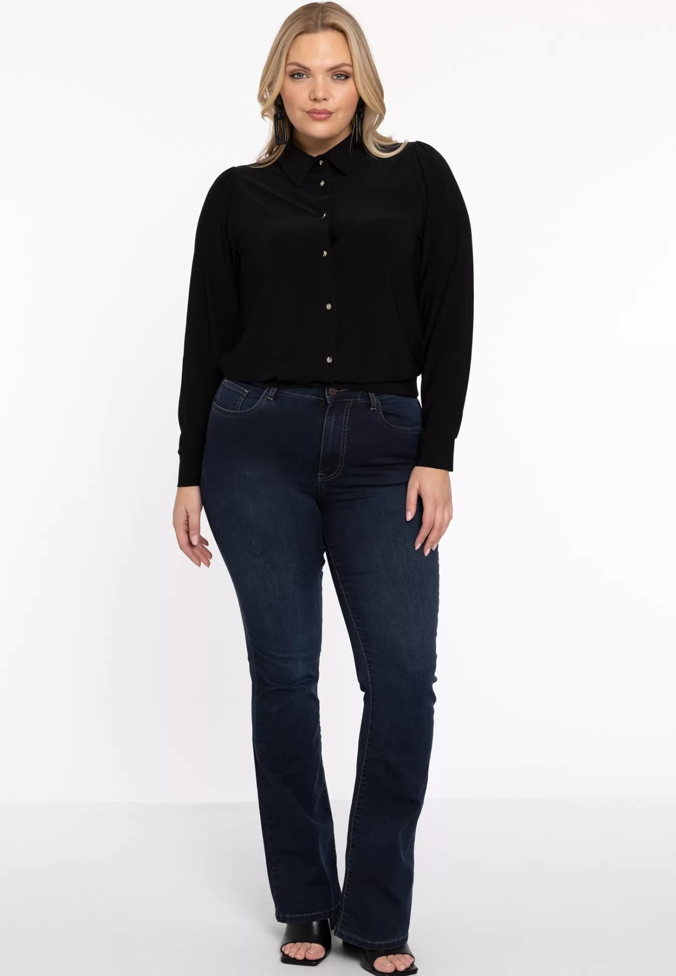 Dolce Blouse YOEK Noir Élégante - Manches Courte avec Détails Mode, Tendance Printemps 2024