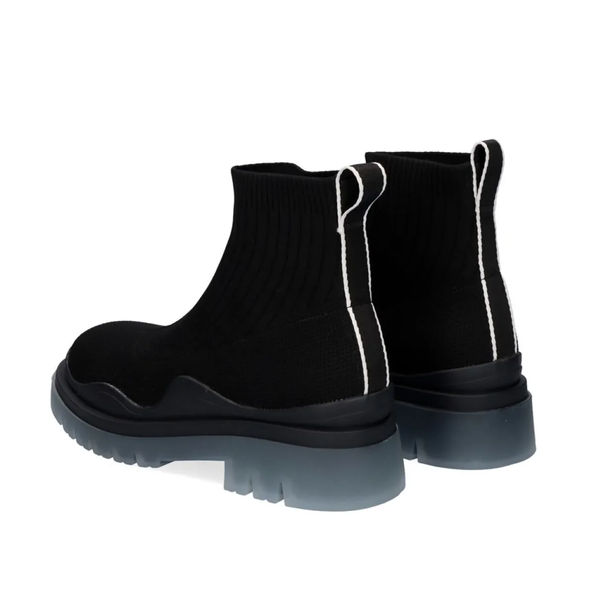 Bottes EXE Shoes Espolio B077-H503 - Design moderne avec motifs en relief - Noir intense pour un style urbain
