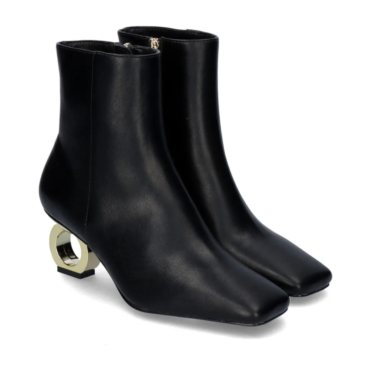 Bottines Femme Elena 411 - Exe Shoes - Talon Rond Noir - Confort & Style Urbain