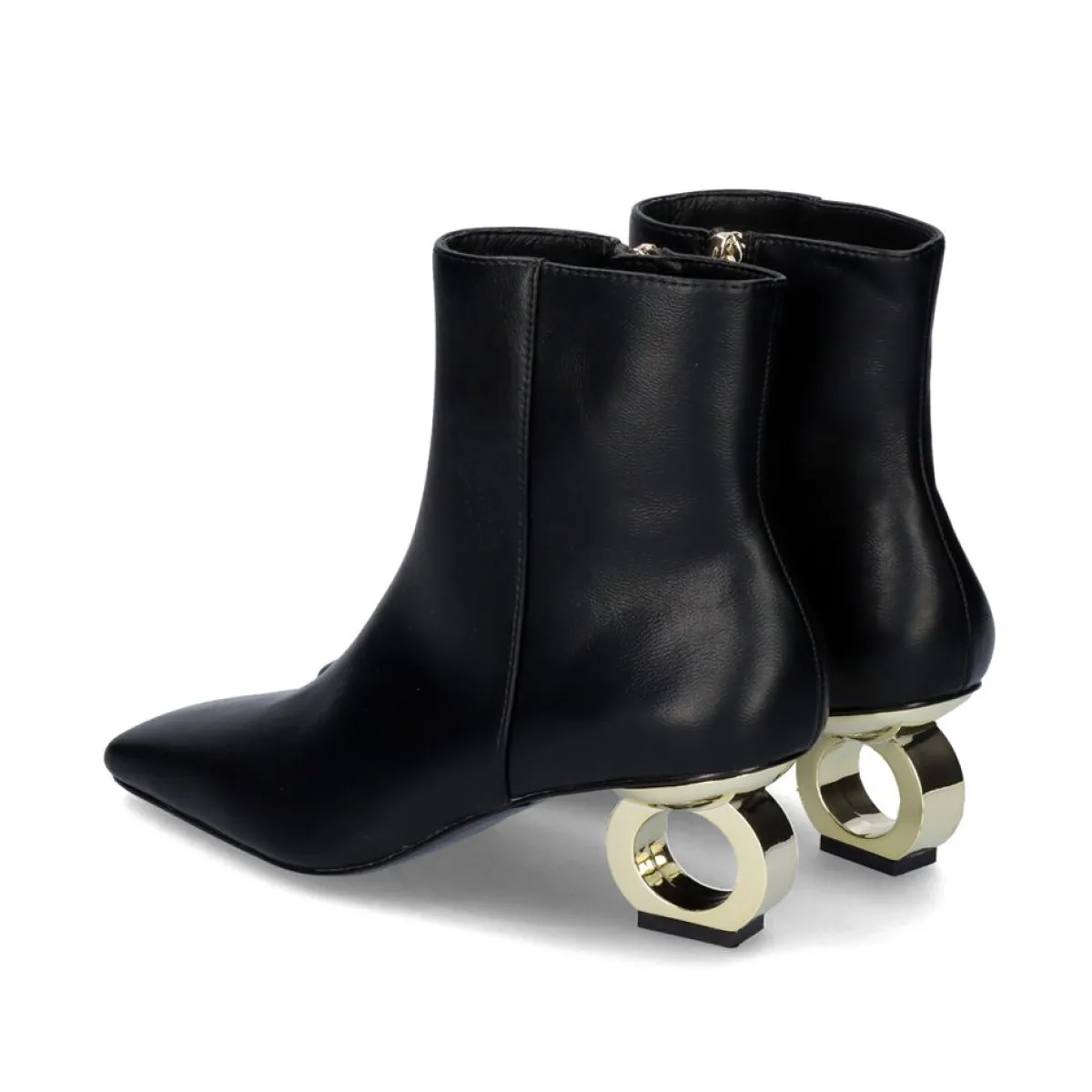 Bottines Femme Elena 411 - Exe Shoes - Talon Rond Noir - Confort & Style Urbain