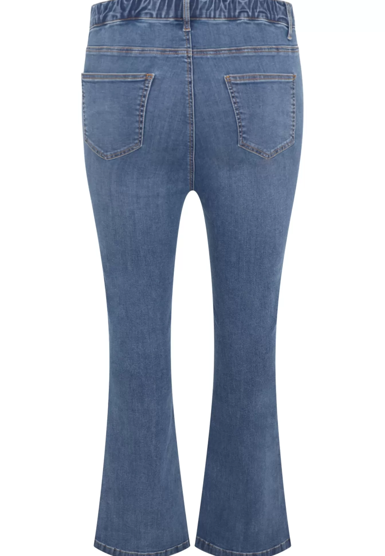 Jeans Évasés Dénim Indigo - Coupe Jogging Confortable - Marque YOEK - Prix Doux