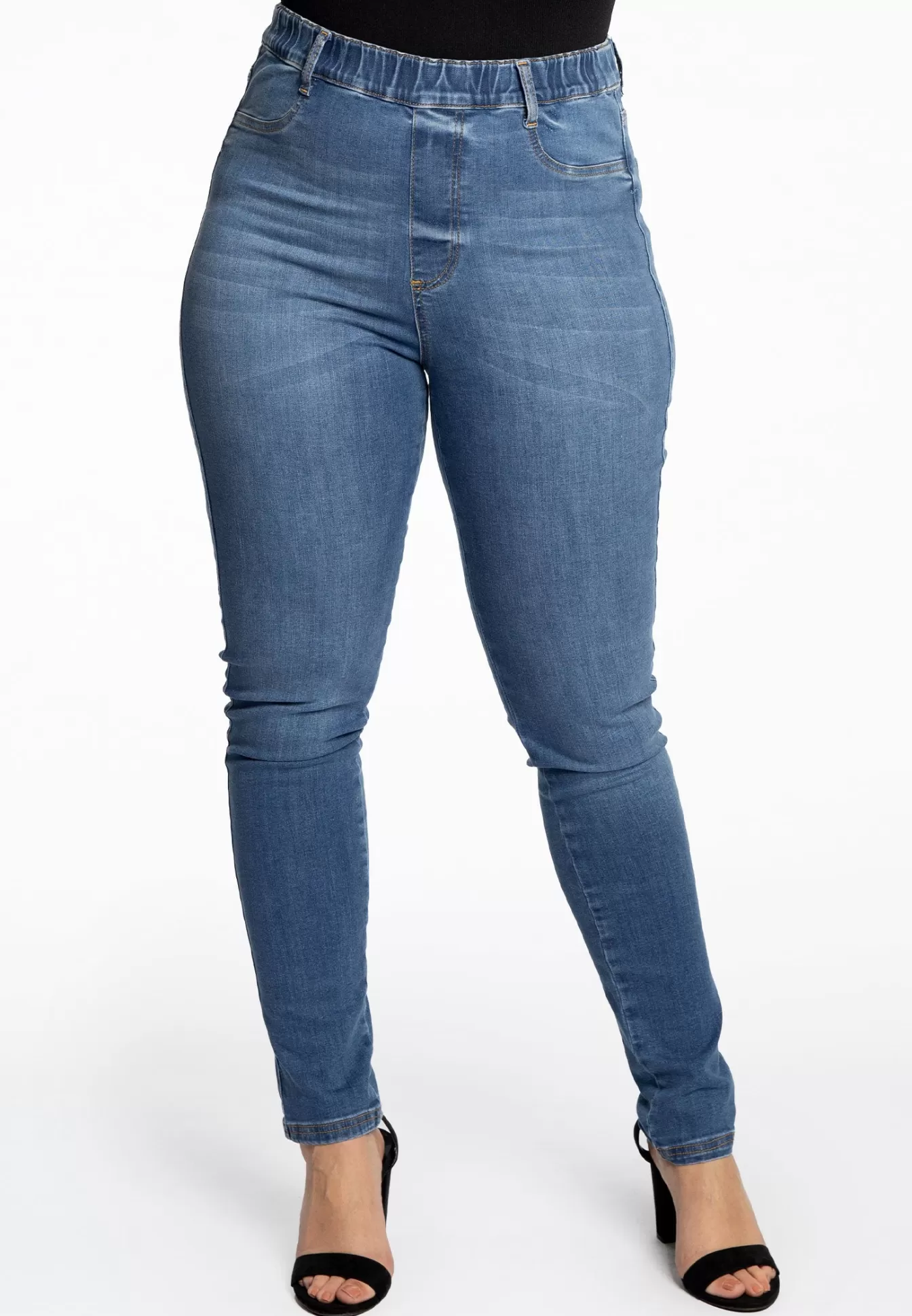 YOEK - Jean Jegging Ultra-Ajusté Bleu Indigo | Essentiel Tendance 

(Alternative plus stylée : 