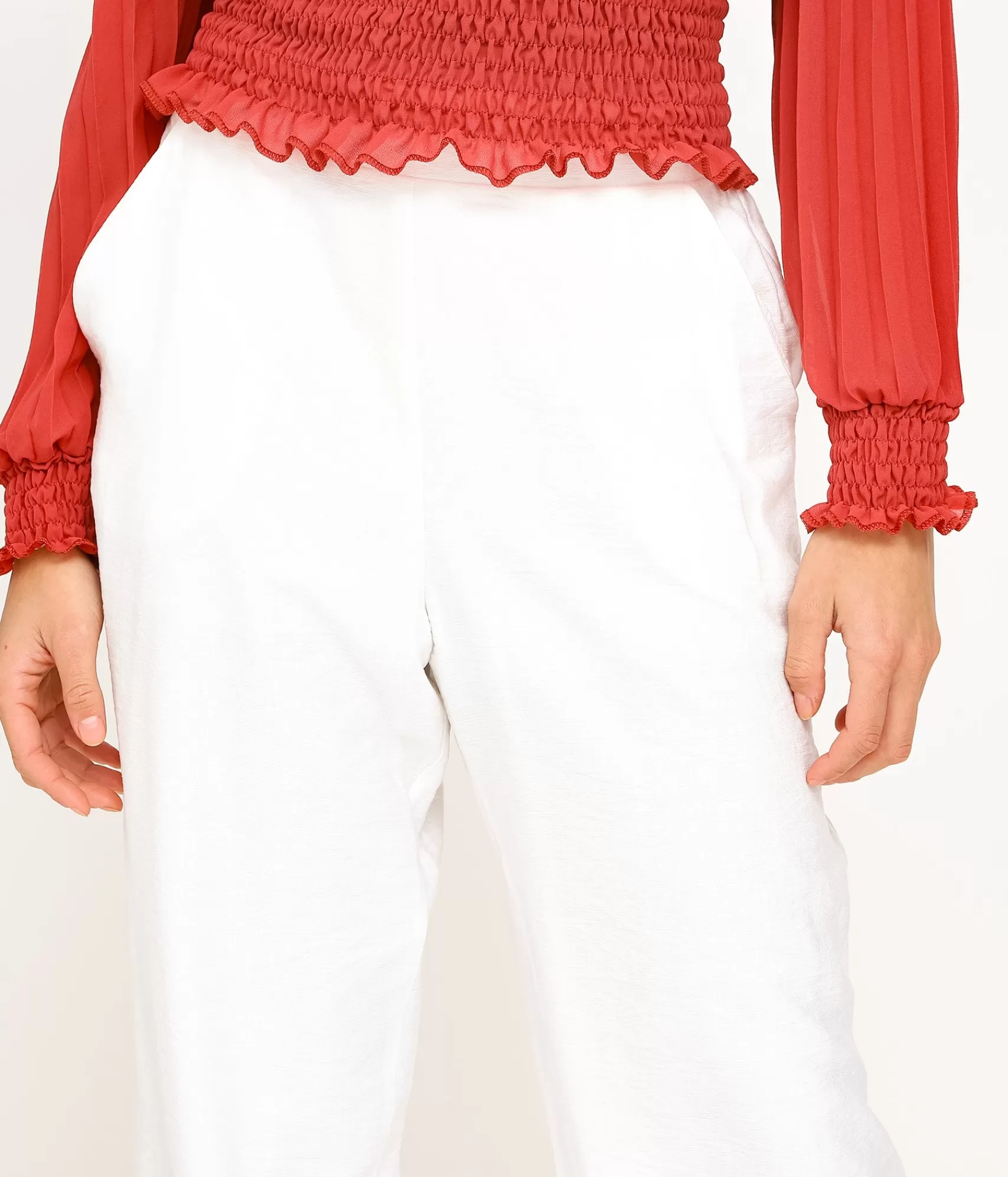 Pantalon Jeans EDJI - Coupe large Emy, Confortable & Détails tendance
