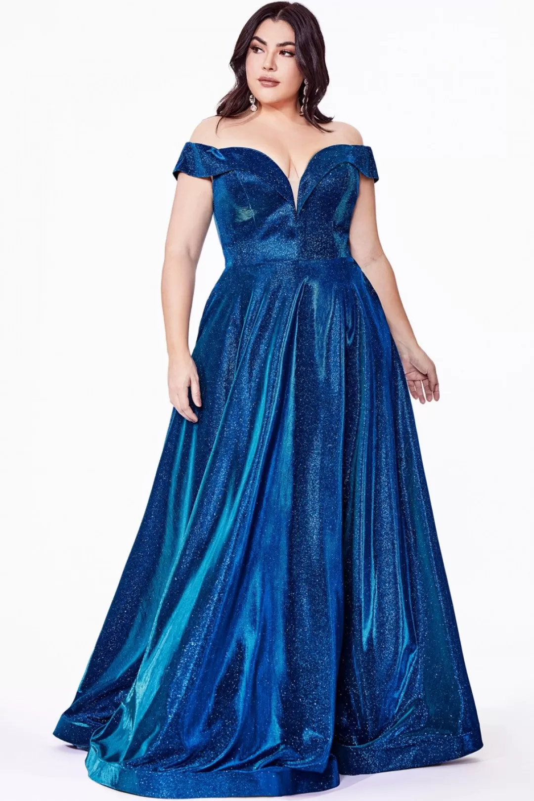 Robes de soirée grande taille élégantes - Modèle CD210C en promotion exclusive