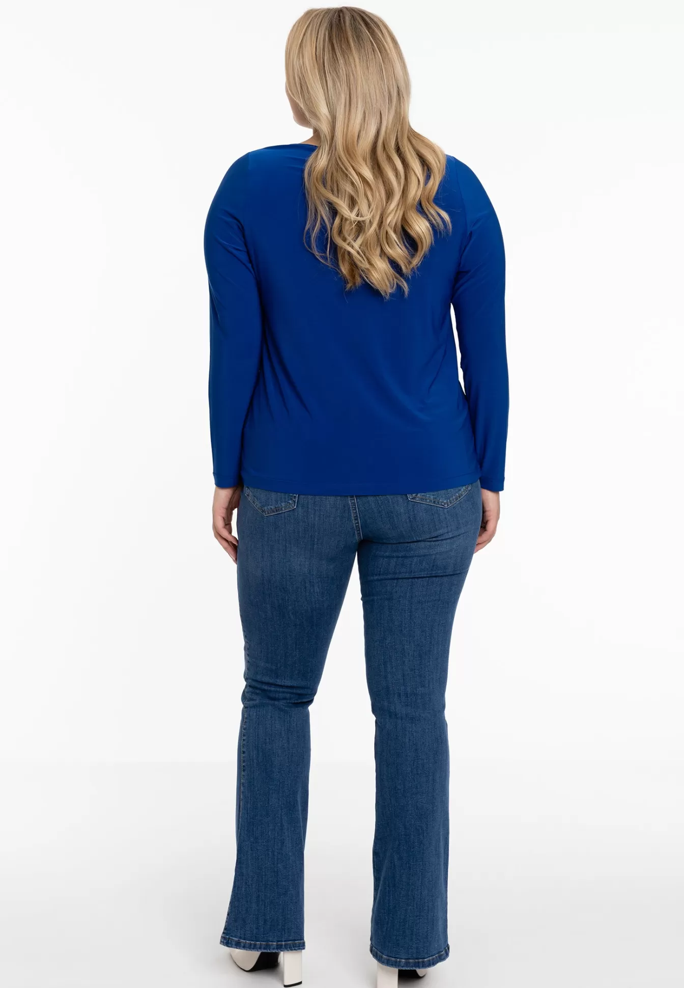 Chemise YOEK manches longues - Collection Dolce Bleu Indigo en Promotion Limitée