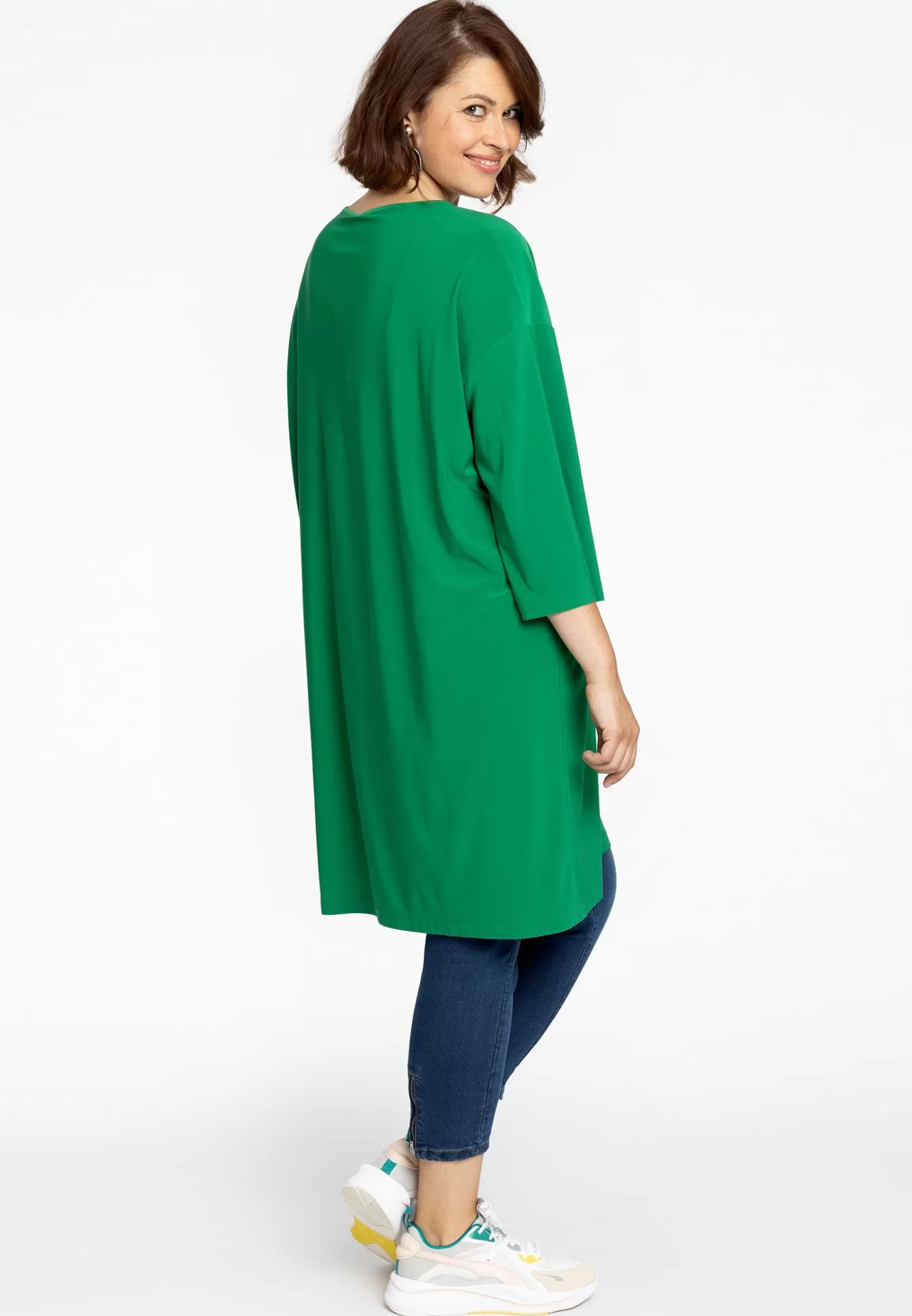 YOEK Tunique Élégante - Coupe Fluide en Vert Naturel | Promotion Exclusive 

(Version alternative pour plus de naturel : 